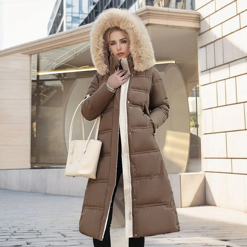 Émilie - Parka Capuche Fourrée Imperméable