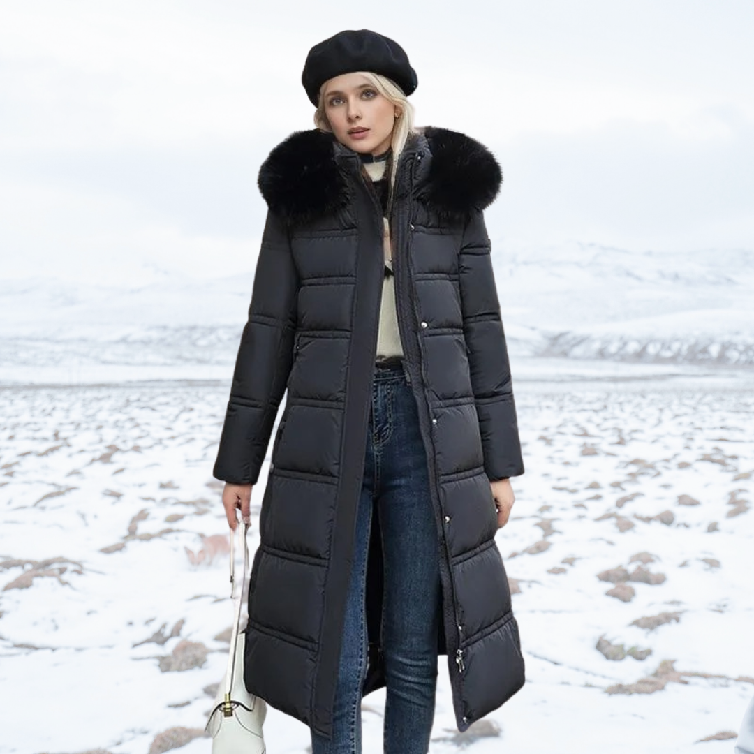 Émilie - Parka Capuche Fourrée Imperméable