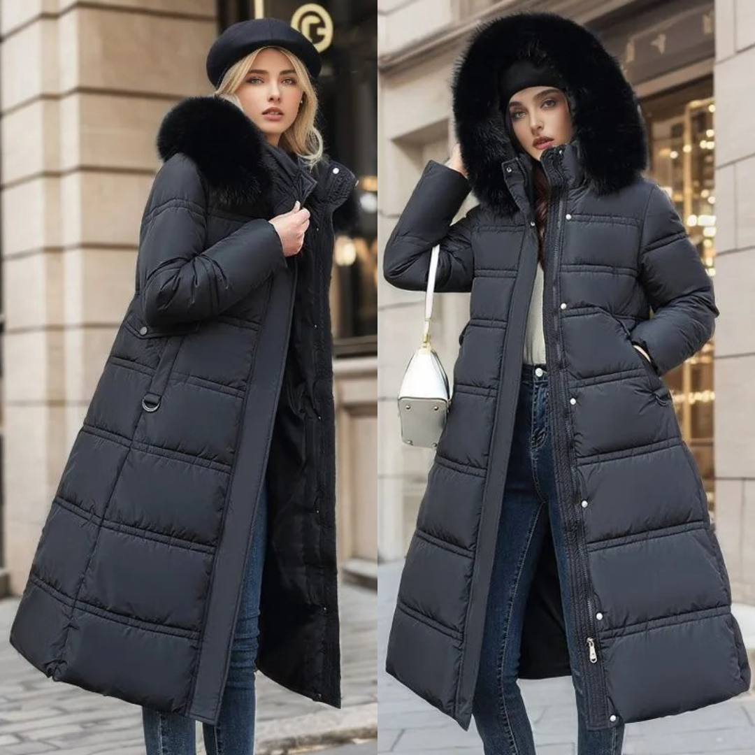 Émilie - Parka Capuche Fourrée Imperméable