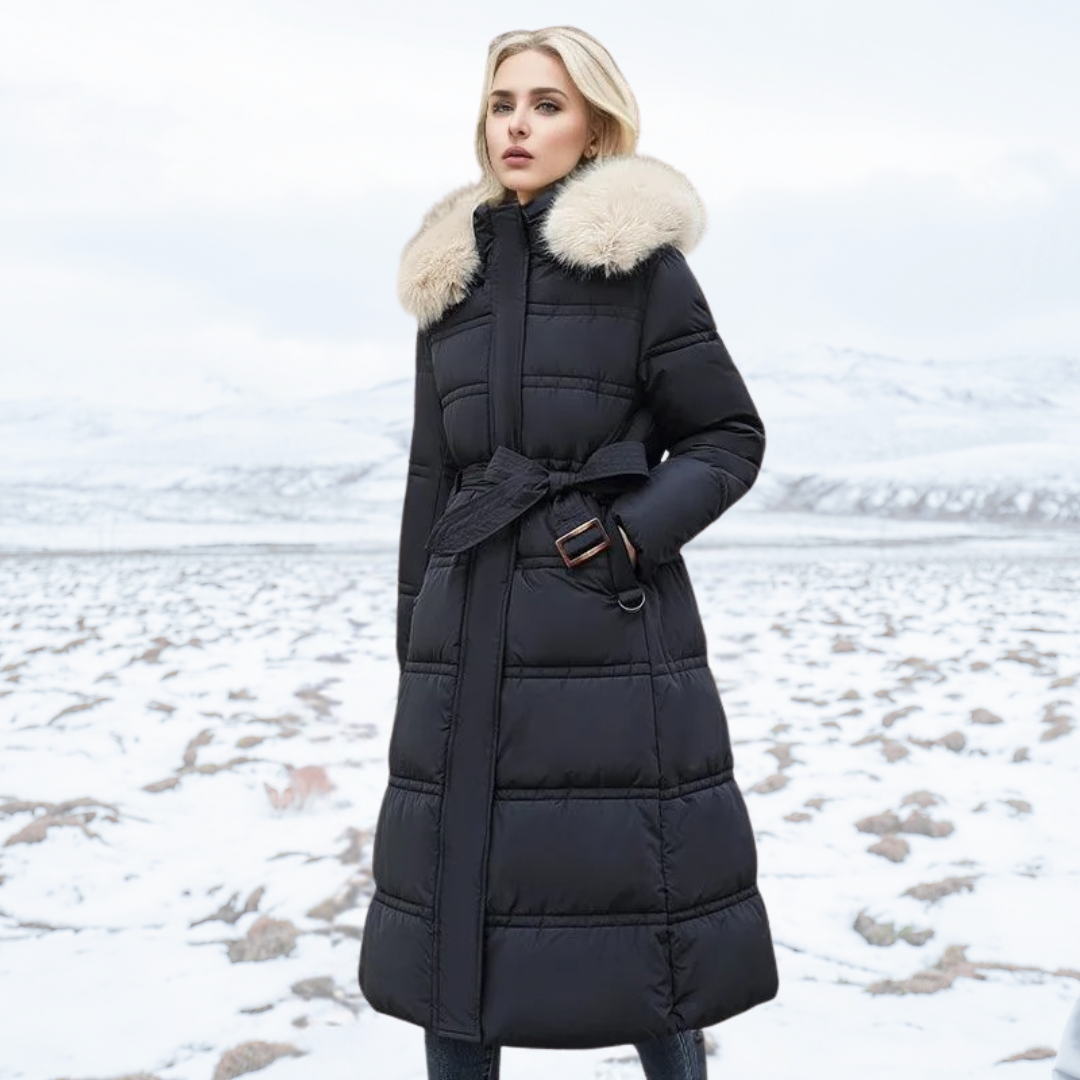 Émilie - Parka Capuche Fourrée Imperméable