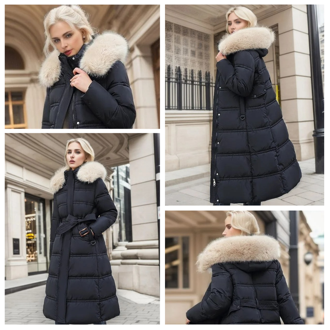 Émilie - Parka Capuche Fourrée Imperméable