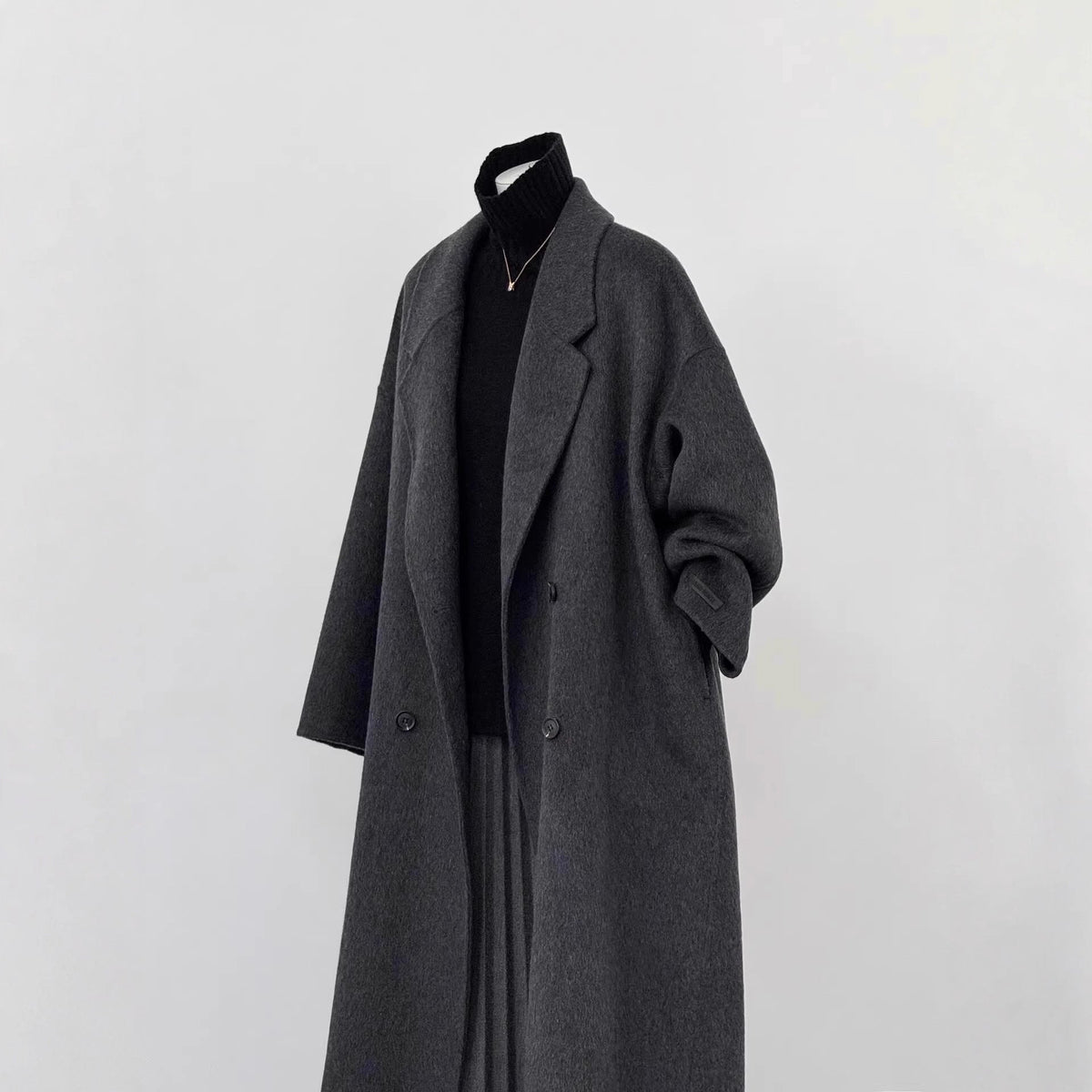 Pétronille - Manteau Laine Oversize Revers