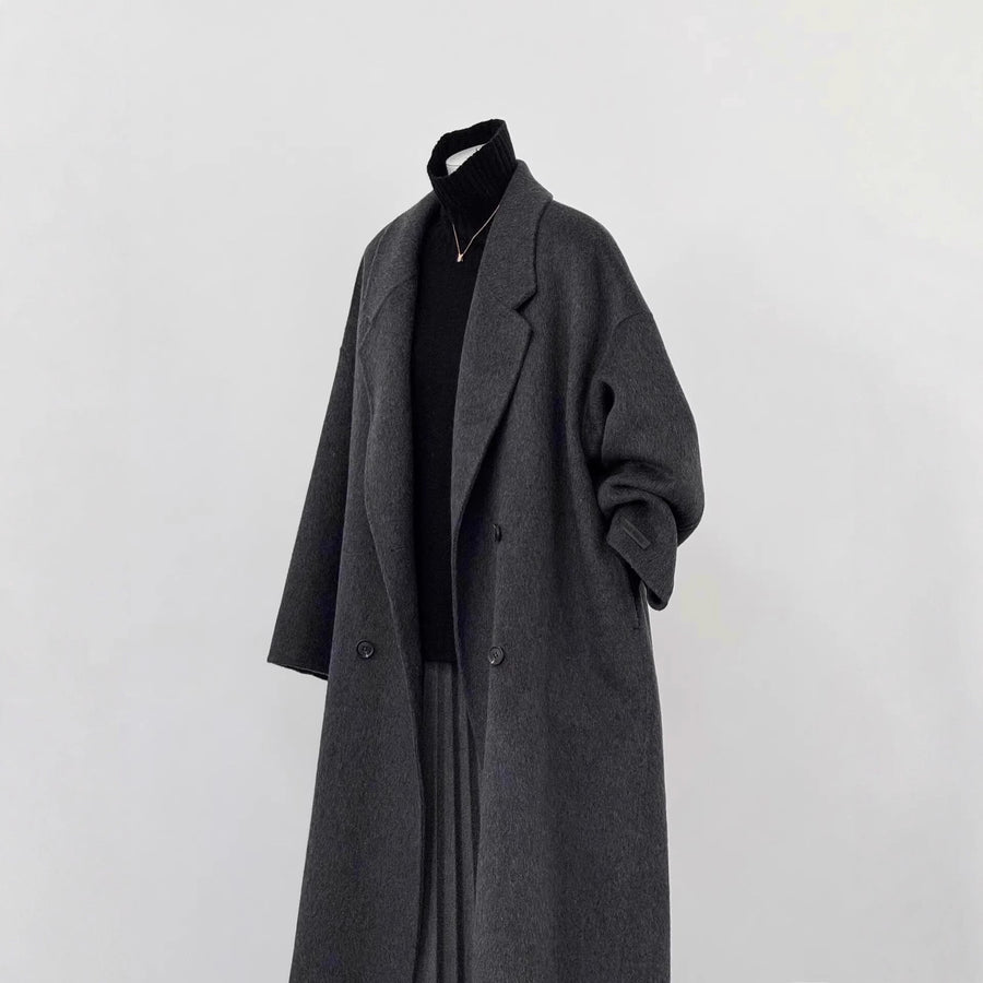 Pétronille - Manteau Laine Oversize Revers