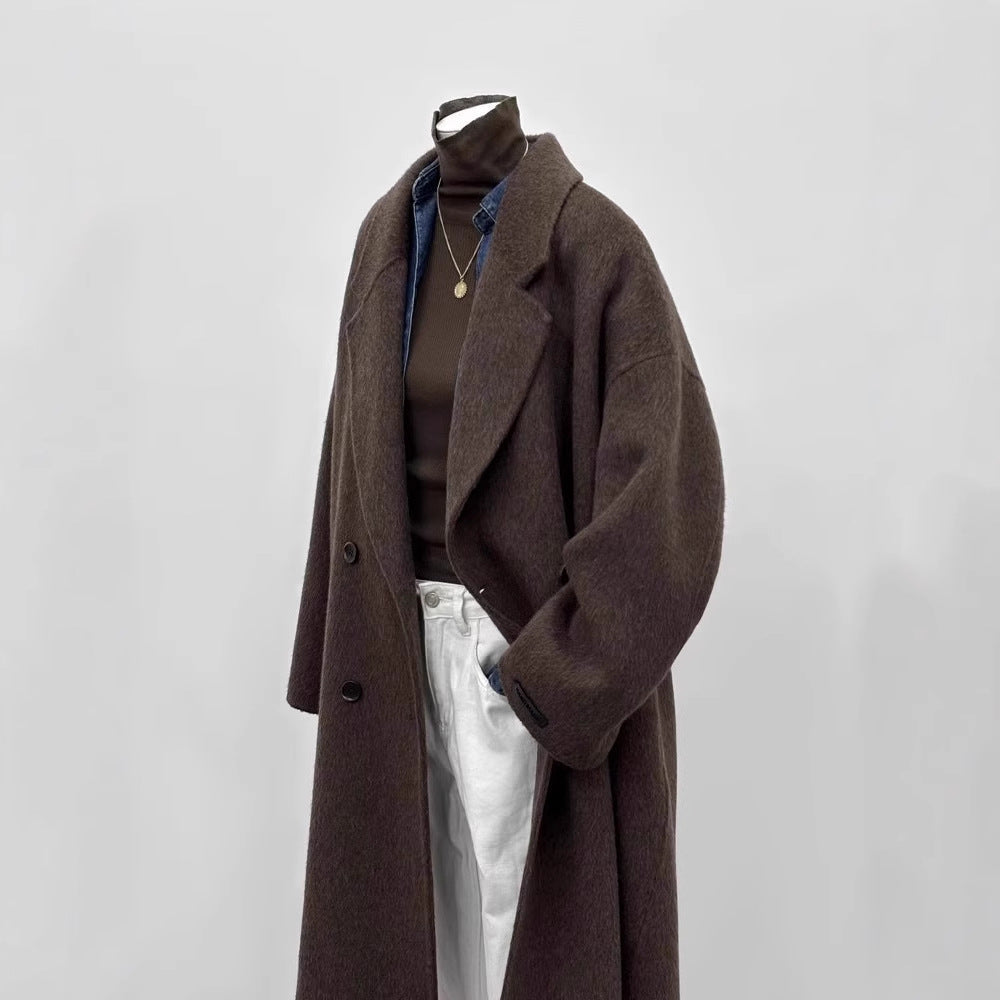 Pétronille - Manteau Laine Oversize Revers