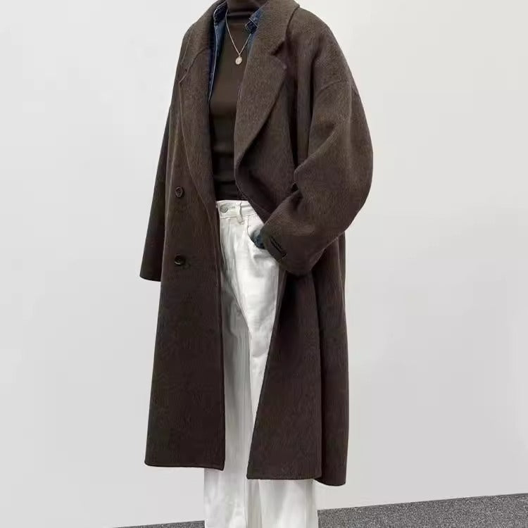 Pétronille - Manteau Laine Oversize Revers
