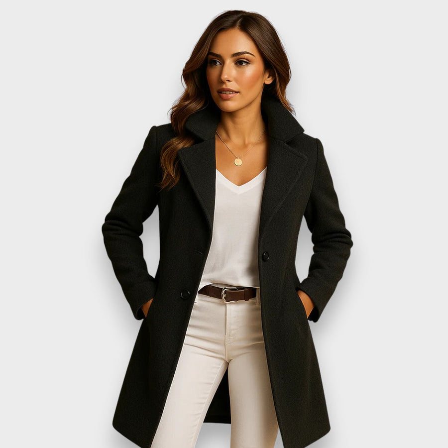 Philippine - Manteau Long Laine