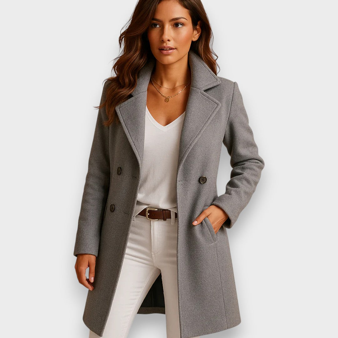 Philippine - Manteau Long Laine