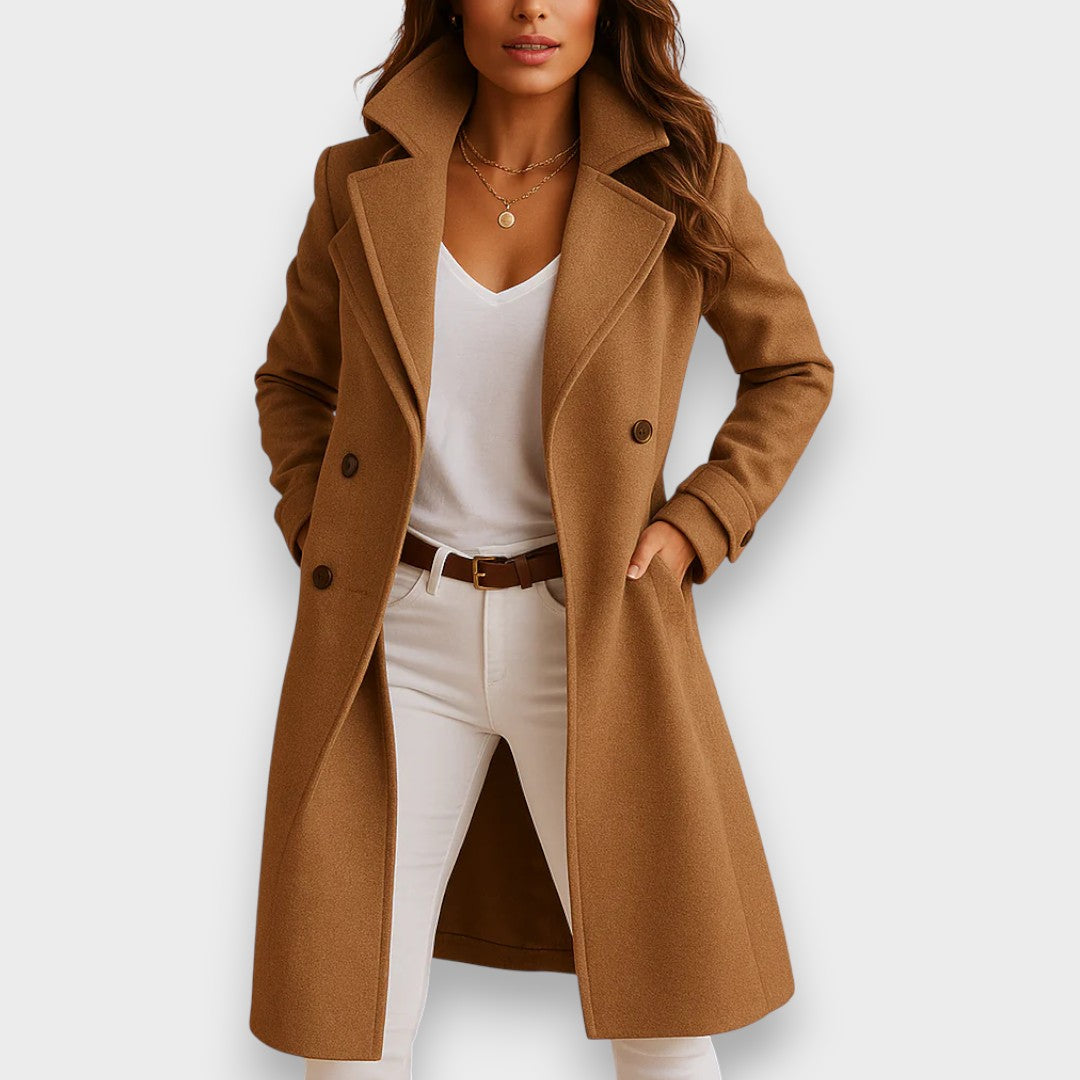 Philippine - Manteau Long Laine