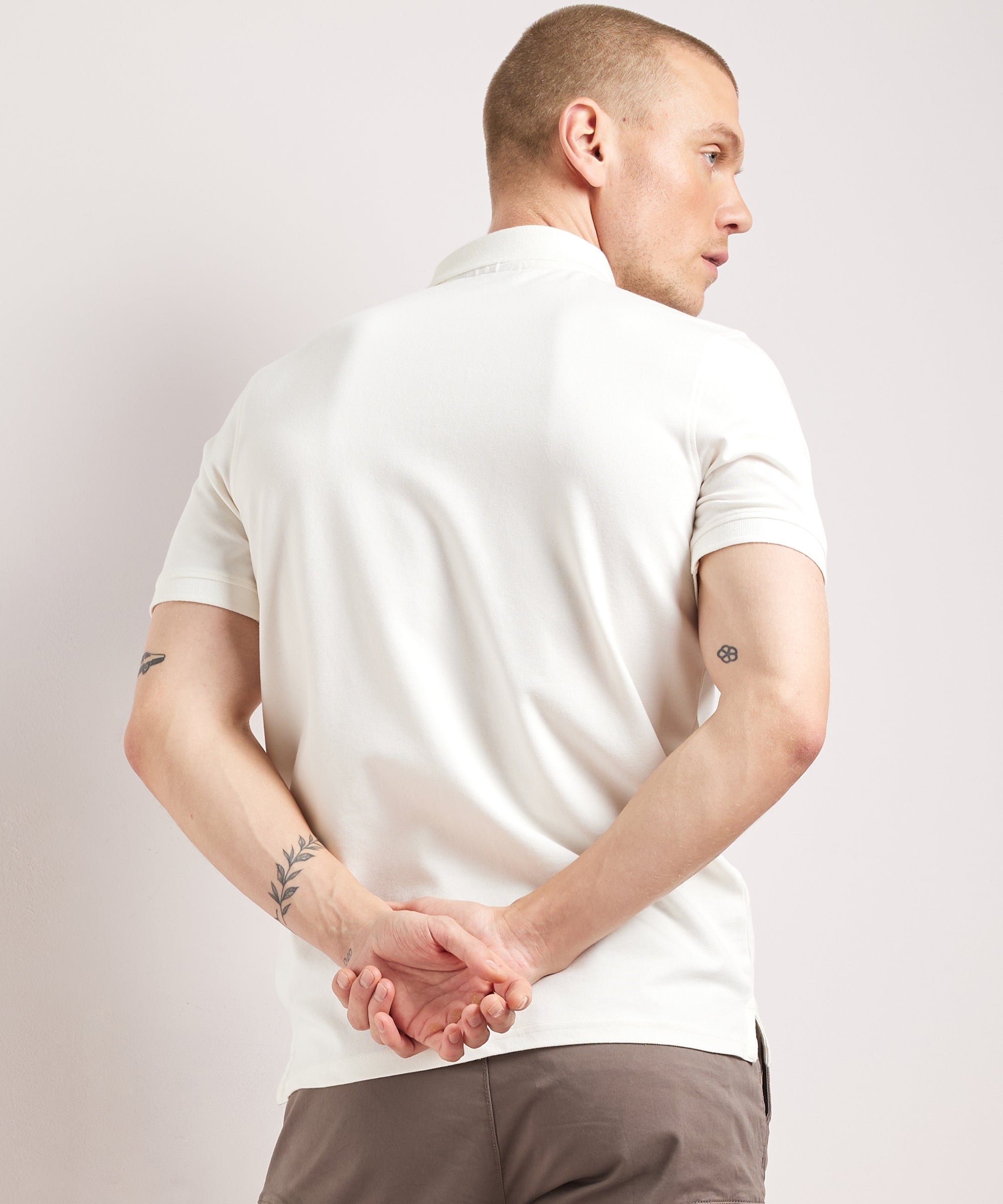 Polo homme slim fit stretch