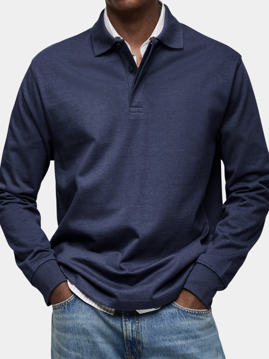 Polo manches longues homme luxe