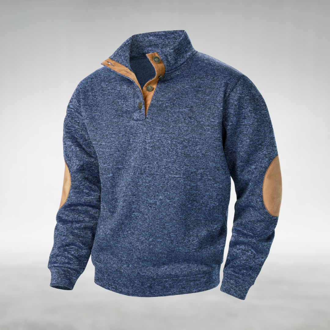 Lucas - Pull Classique Maille Lisse