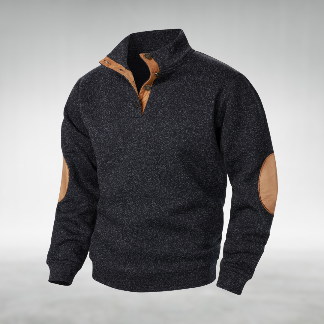 Lucas - Pull Classique Maille Lisse