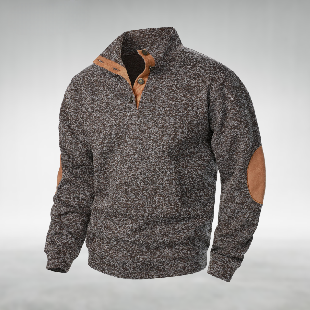 Lucas - Pull Classique Maille Lisse