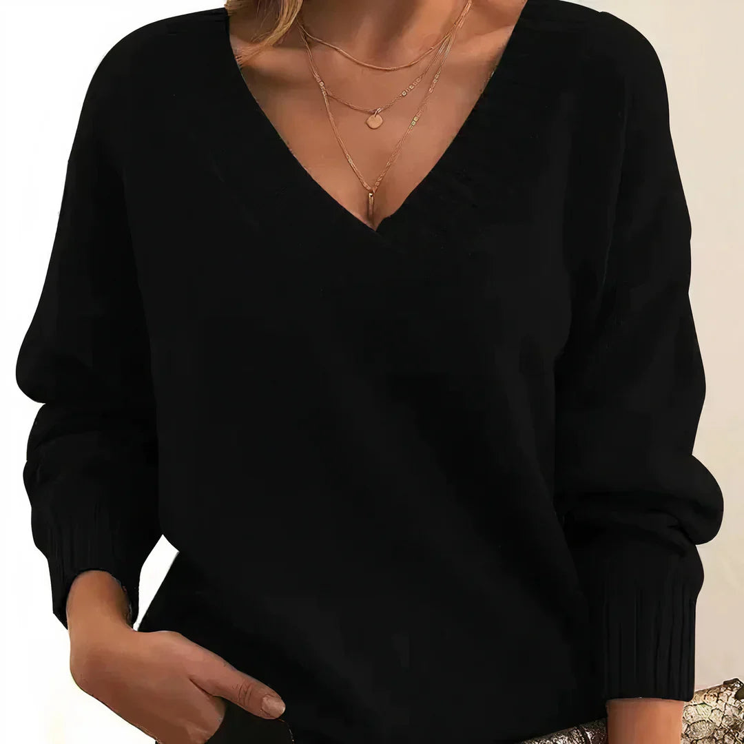 Pull Col Rond Cachemire Femme Léger et Chaud