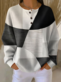 Pull en maille gaufre épaisse femme, manches longues, intérieur brossé