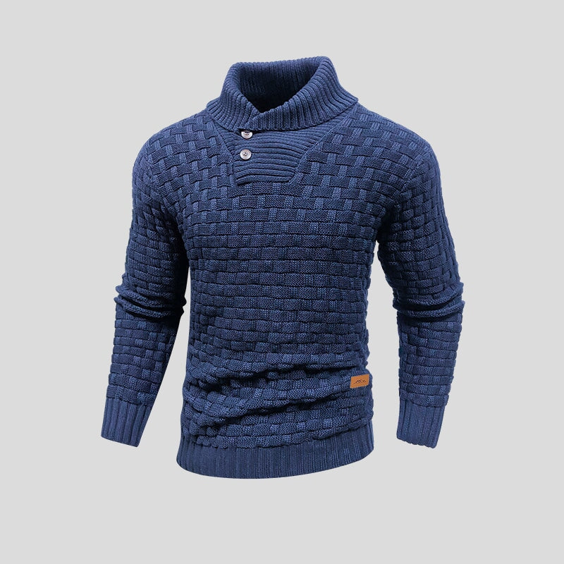 Gilles - Pull Col Montant Coton