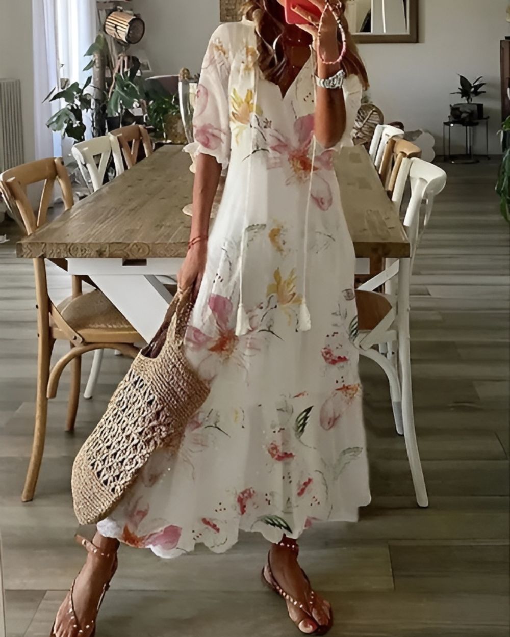 Robe Bohème Fluide Femme Été