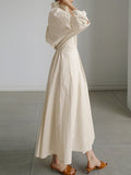 Robe longue fluide femme en tissu léger