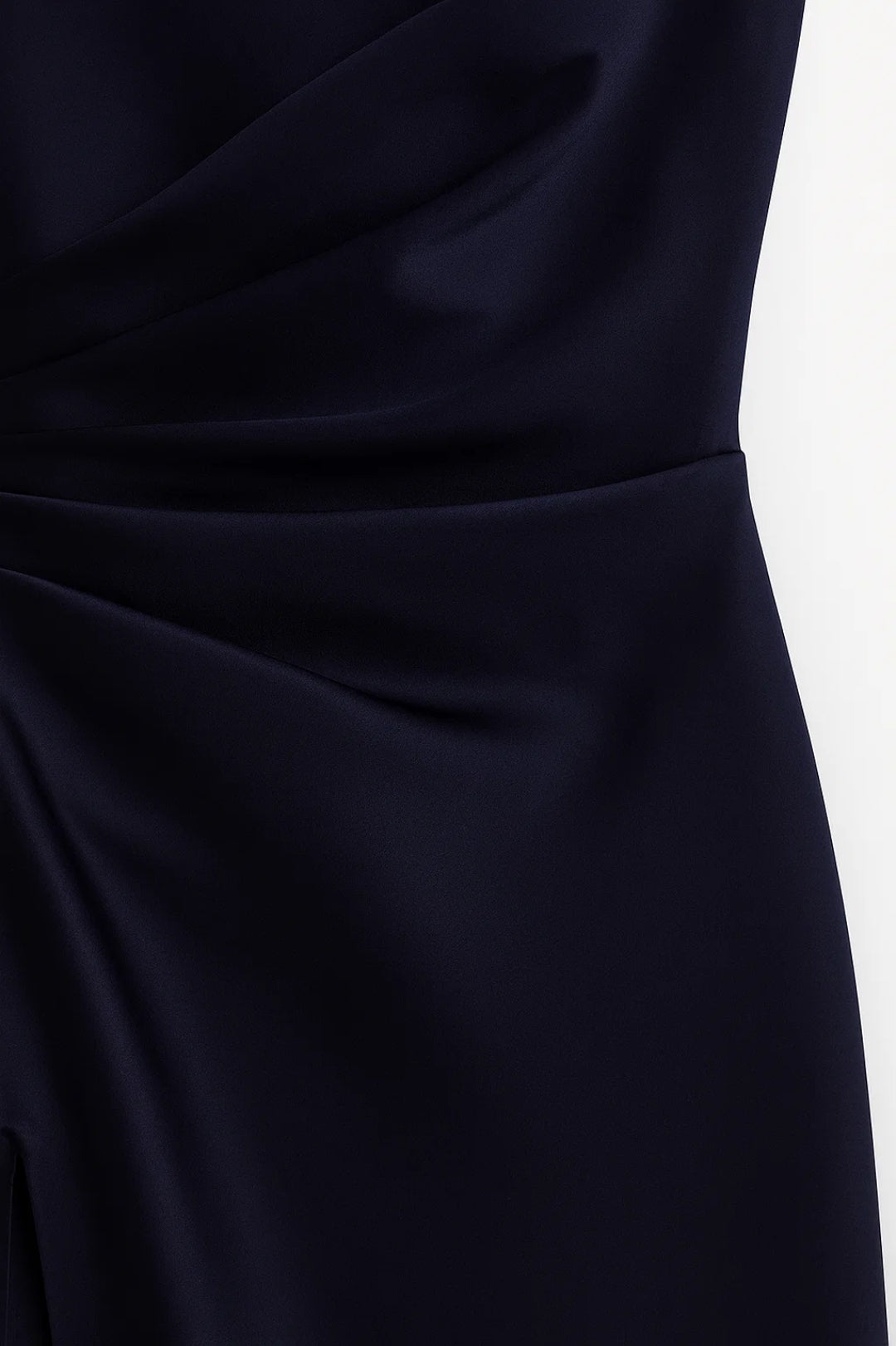 Robe Maxi une Épaule Fente Haute Femme
