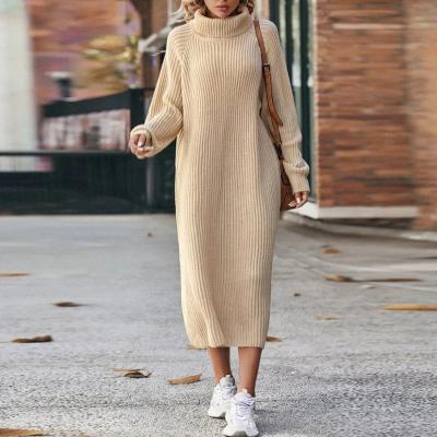 Laure - Robe Midi Col Roulé