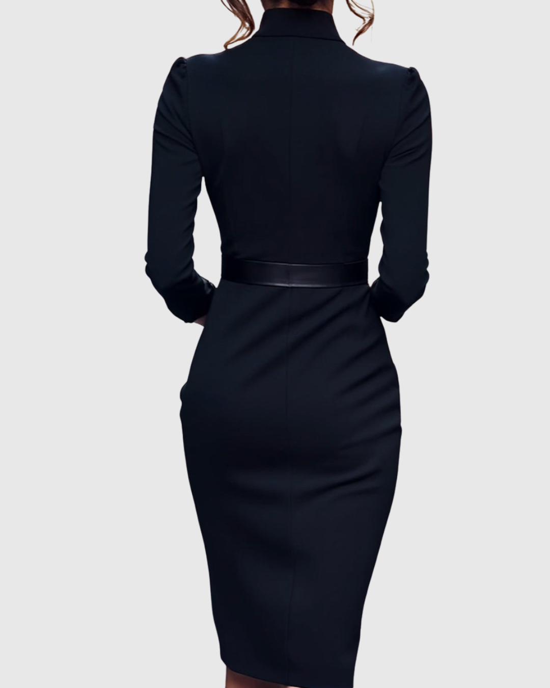 Aurélie - Robe Crayon Cache-Coeur Midi