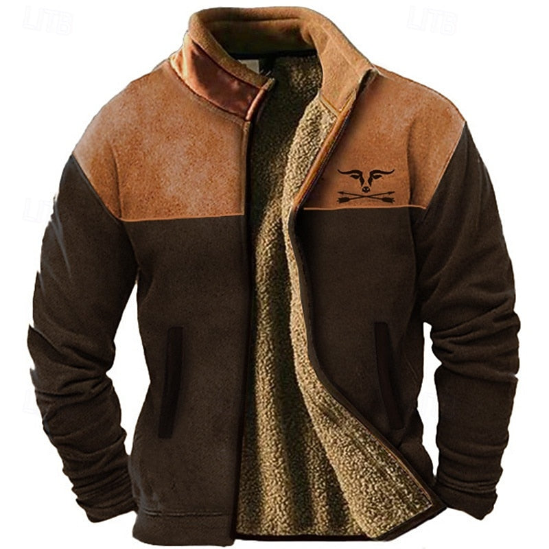 Roland - Veste Polaire Bicolore Zippée