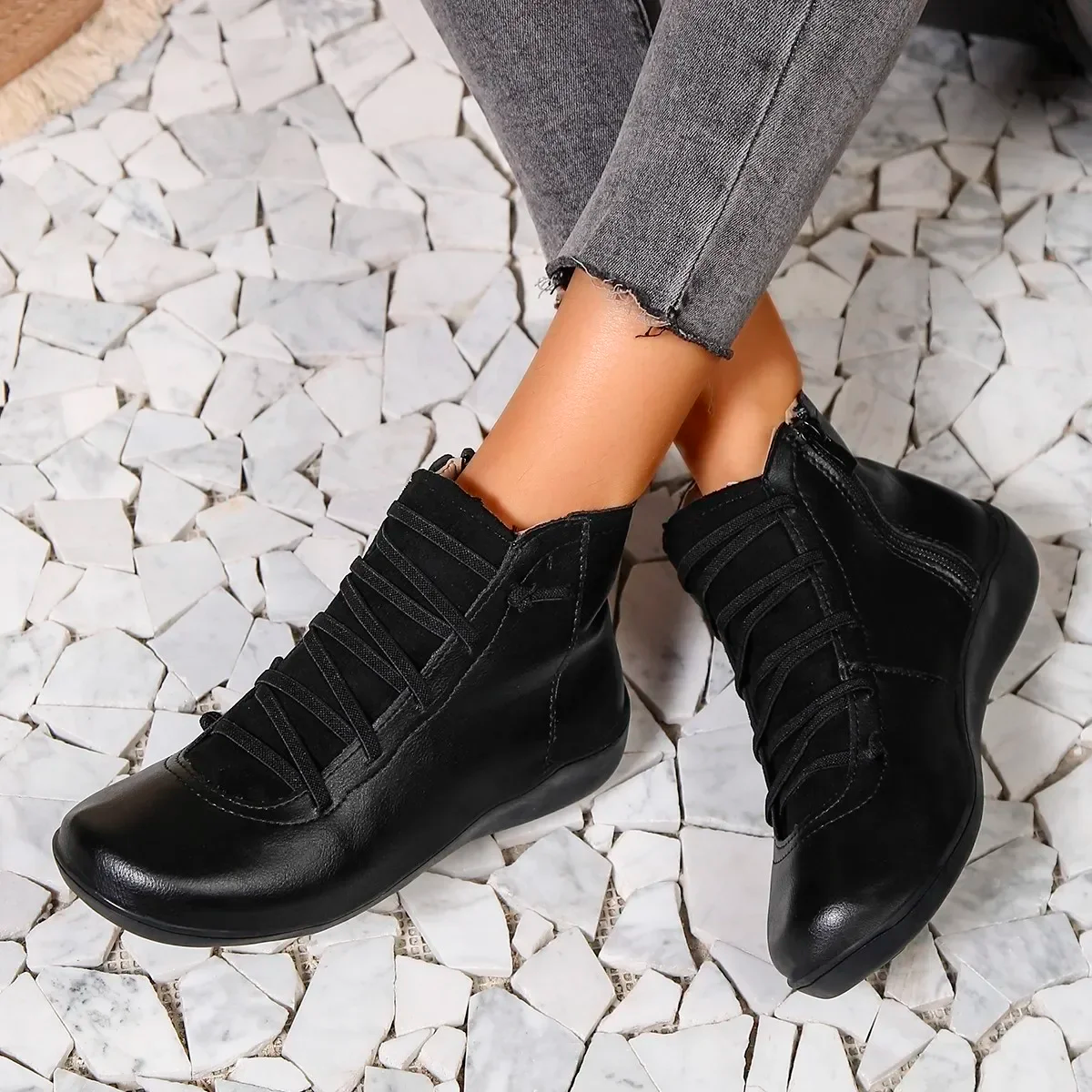 Rosalie - Bottines Lacets Confort