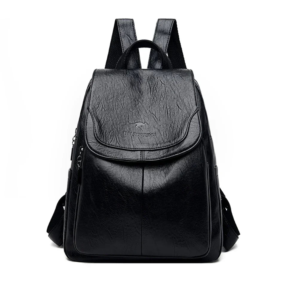 Sac à dos ordinateur portable compartiments multiples bretelles réglables - Noir
