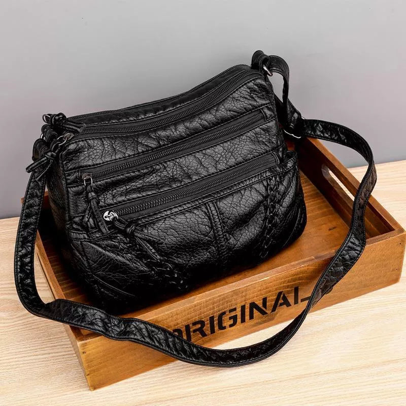 Berthe - Sac Épaule Cuir Véritable