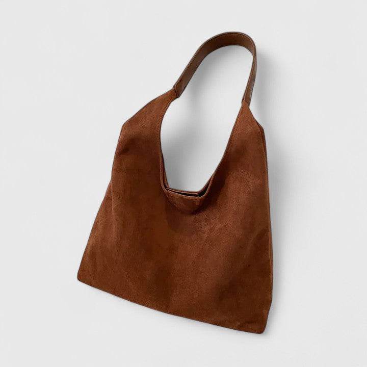 Sac Bandoulière Femme Minimaliste - Marron Châtaigne