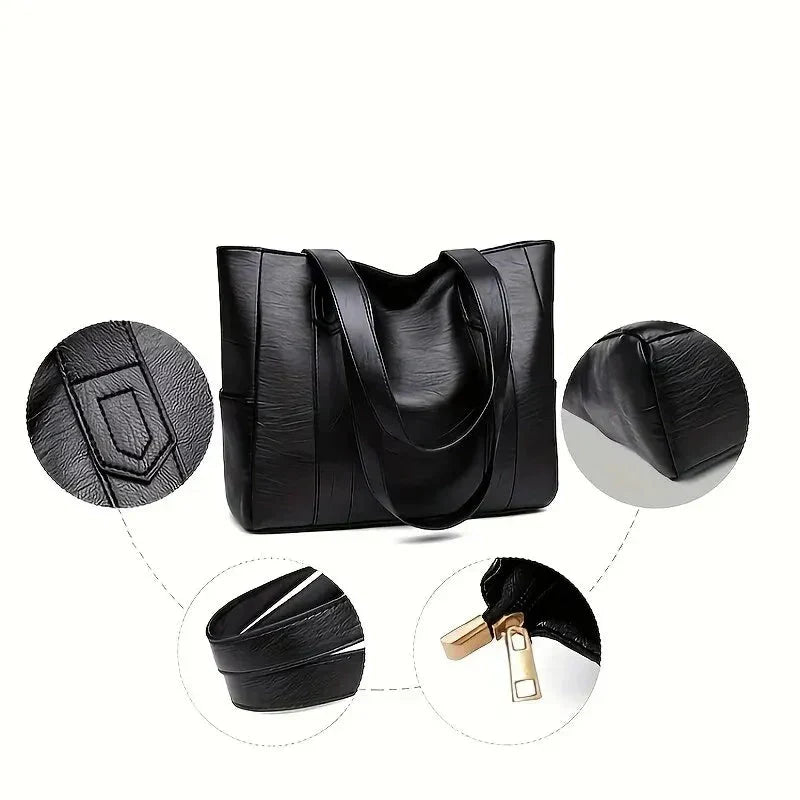 Gilberte - Sac Cabas Cuir Poches