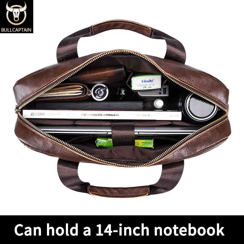 Sacoche homme avec poche extérieure pour ordinateur portable