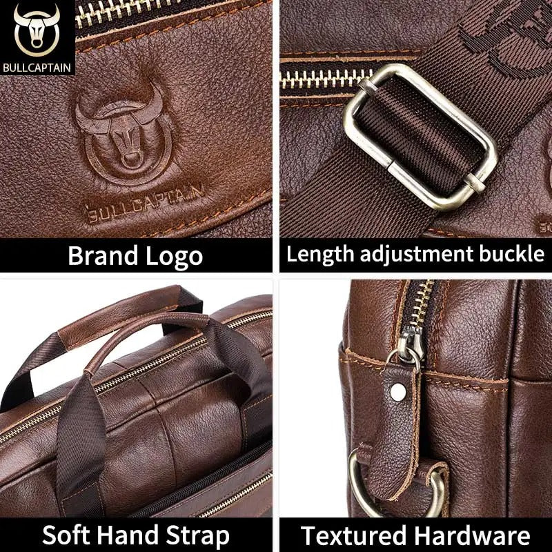 Sacoche homme avec poche extérieure pour ordinateur portable
