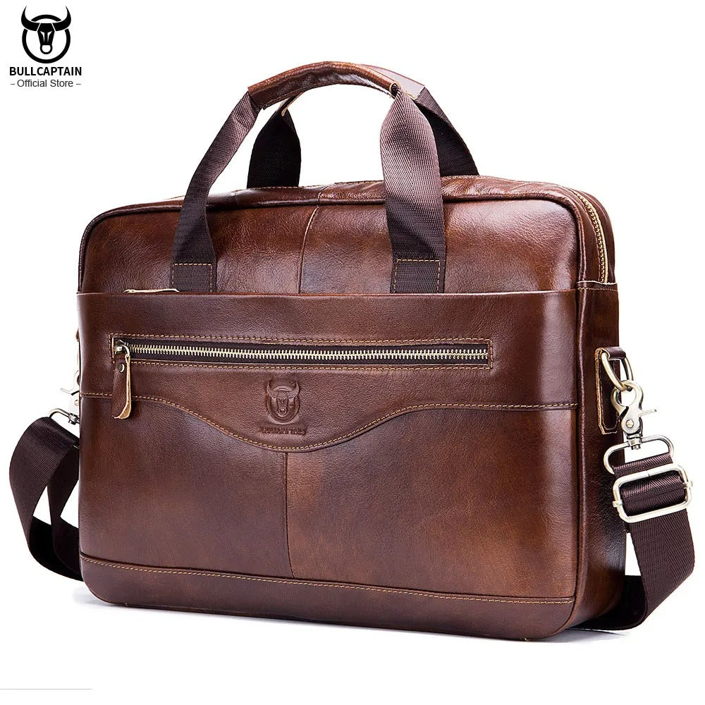 Sacoche homme avec poche extérieure pour ordinateur portable