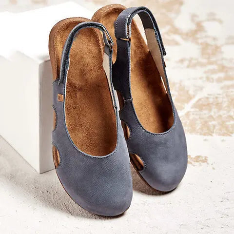 Sandales orthopédiques femme confort - Bleu