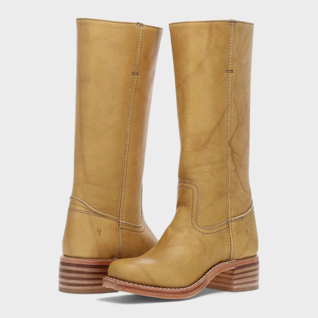 Santiags femme classiques brodées - Jaune