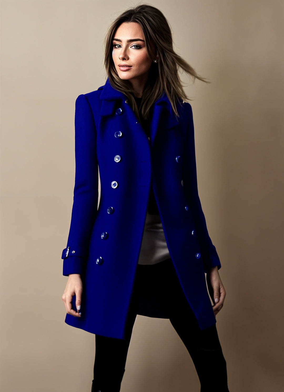 Sixtine - Manteau Long Ajusté