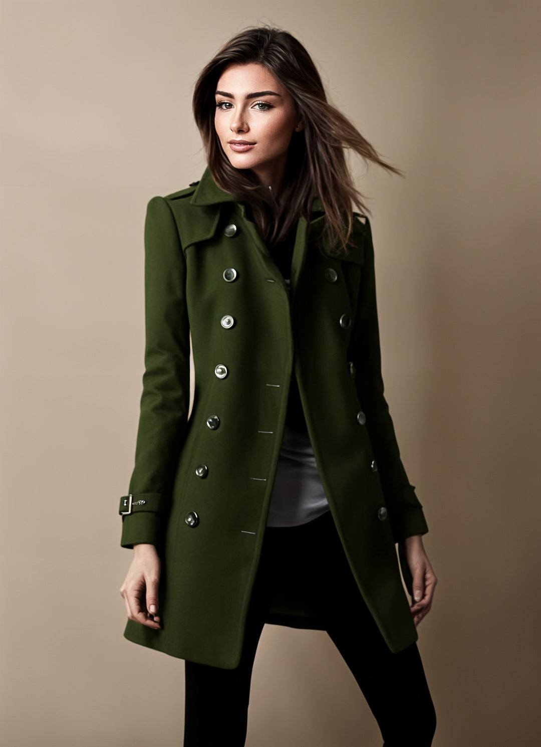 Sixtine - Manteau Long Ajusté