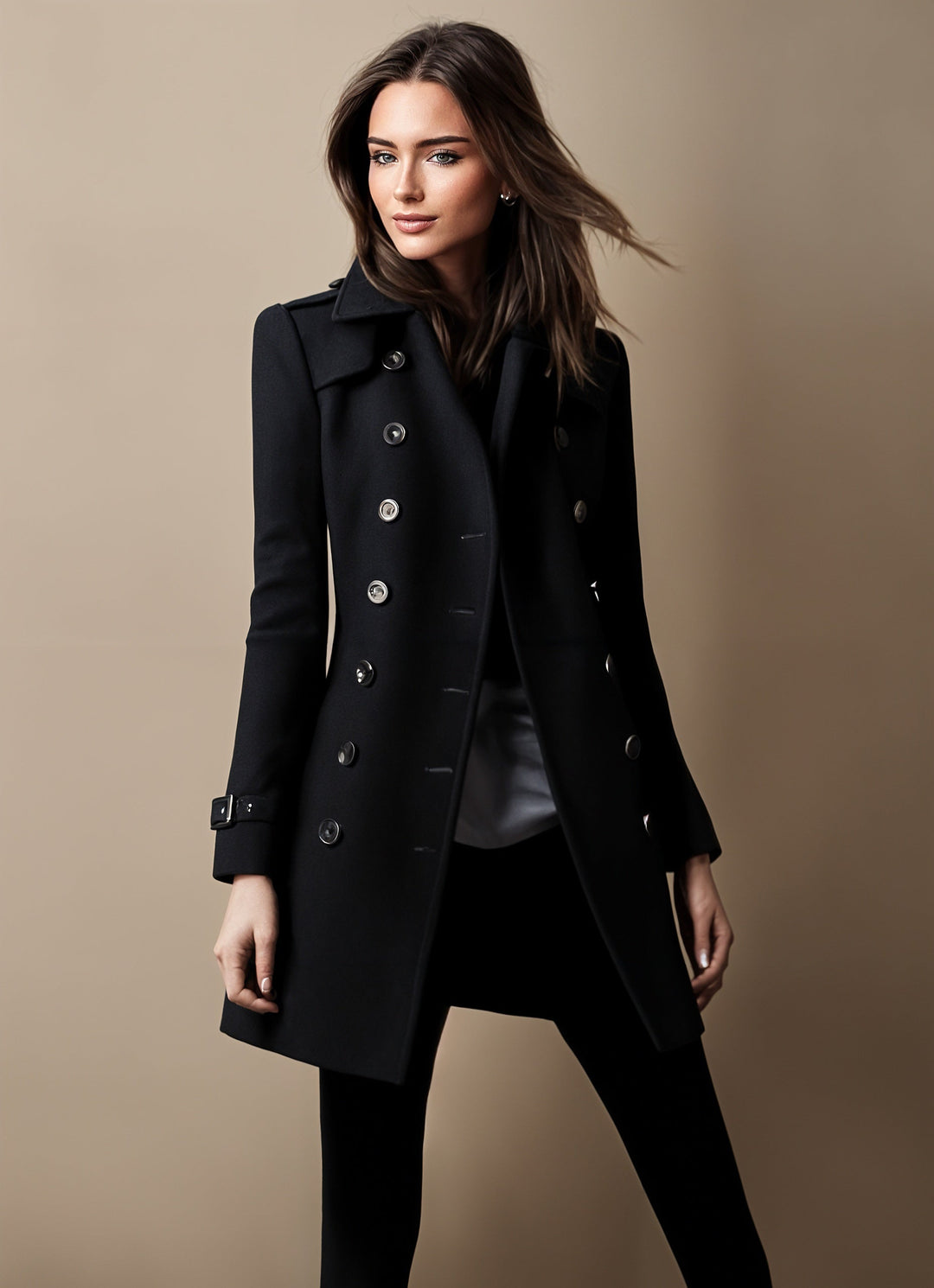 Sixtine - Manteau Long Ajusté