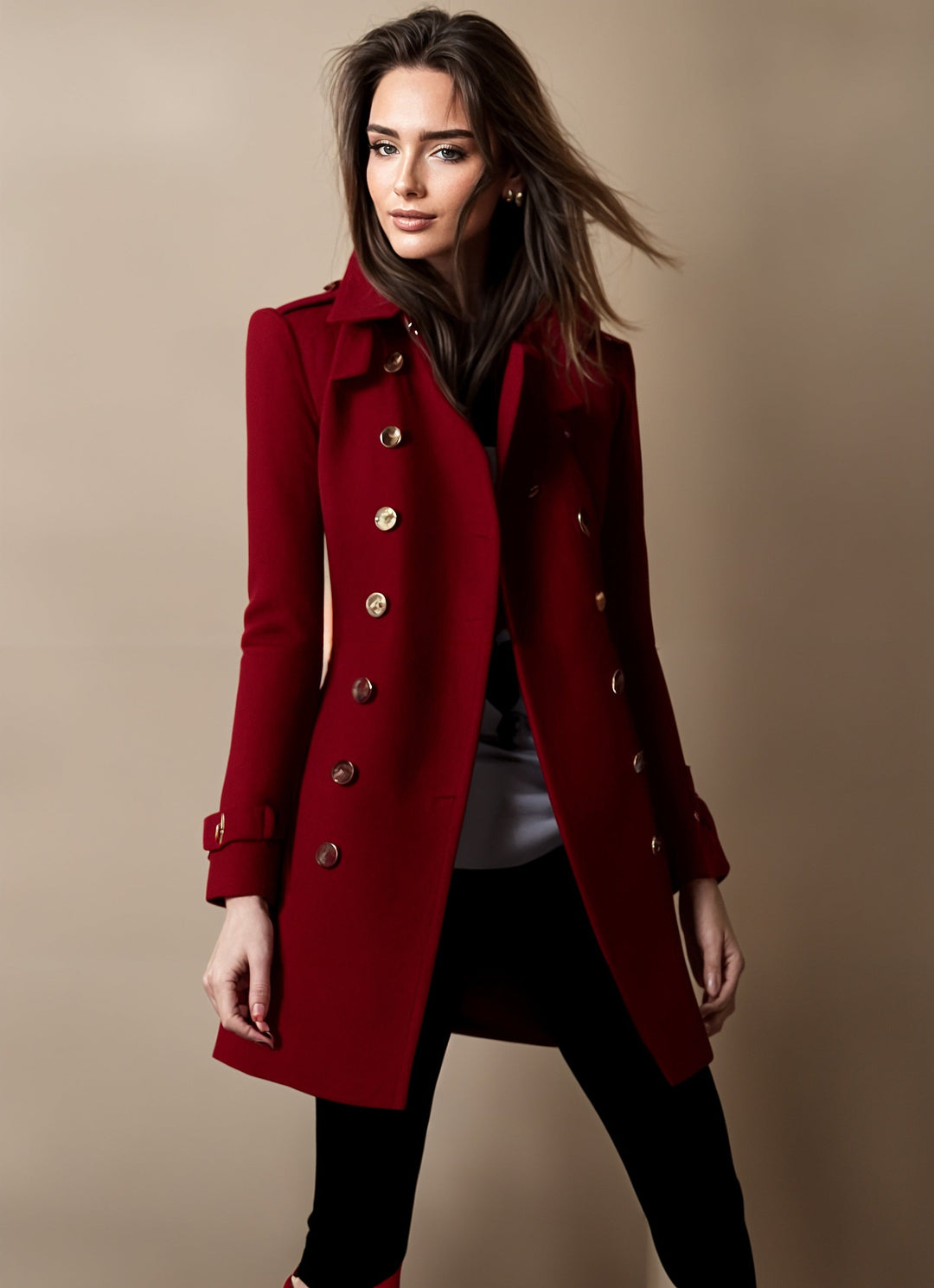 Sixtine - Manteau Long Ajusté