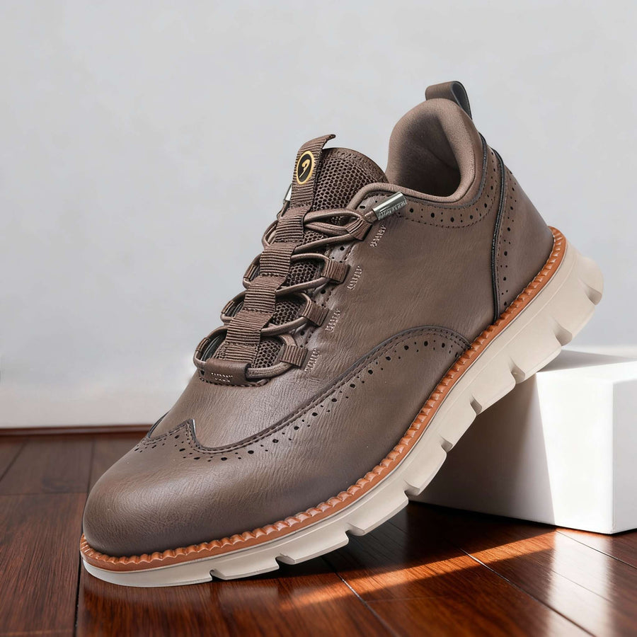 Sneakers Brogue Homme Confort Semelle Flexible Légères Respirantes