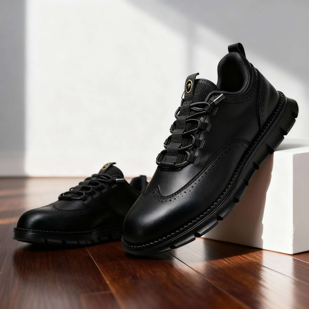 Sneakers Brogue Homme Confort Semelle Flexible