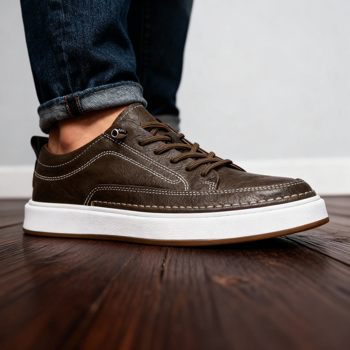 Yannick - Sneakers Cuir Doublure Respirante