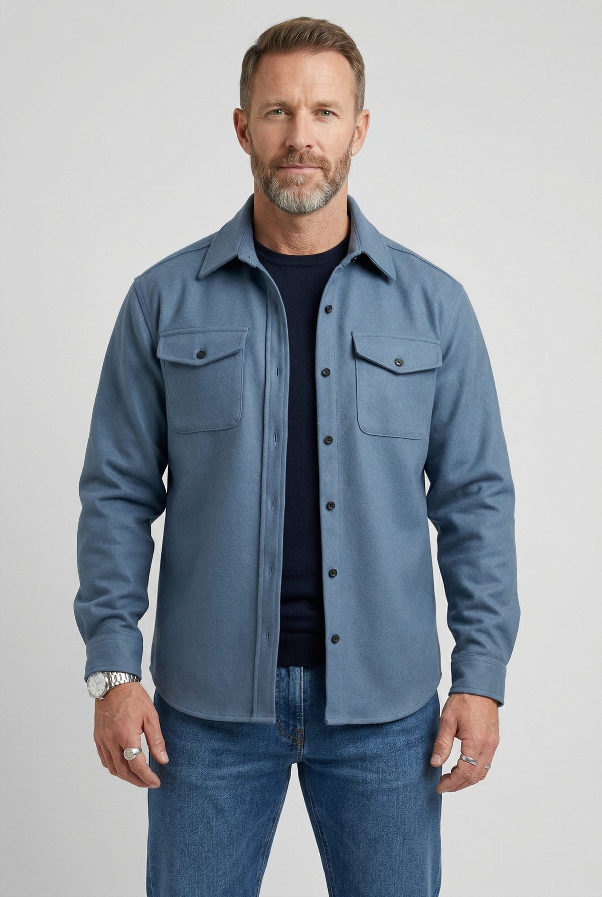 Axel - Surchemise Boutonnée Poches Poitrine