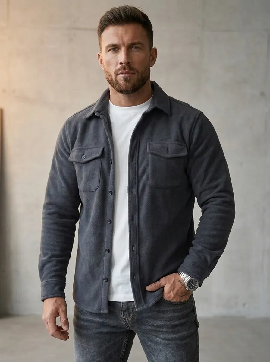 Surchemise Homme Coupe Ajustée Toutes Saisons