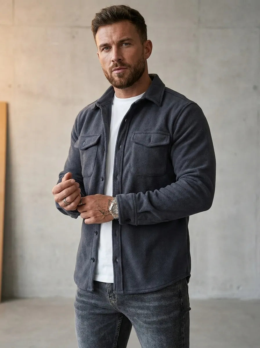 Surchemise homme coupe ajustée toutes saisons