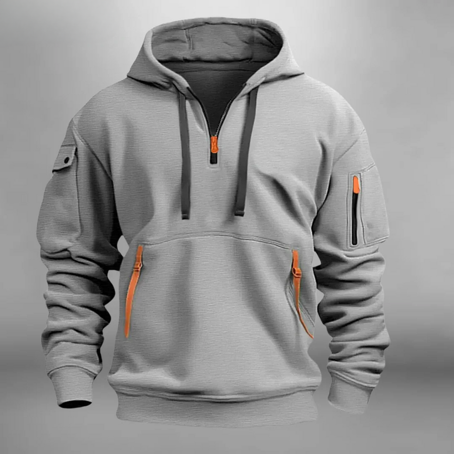 Quentin - Sweat Capuche Doux Poches