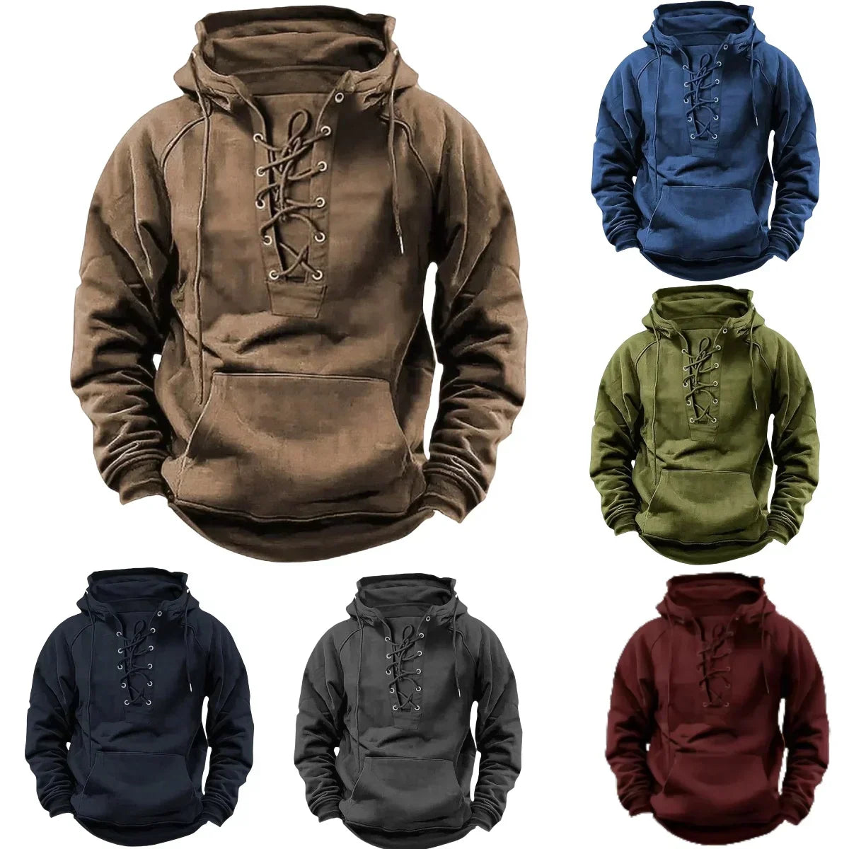 Grégoire - Sweat Capuche Lacets Épais