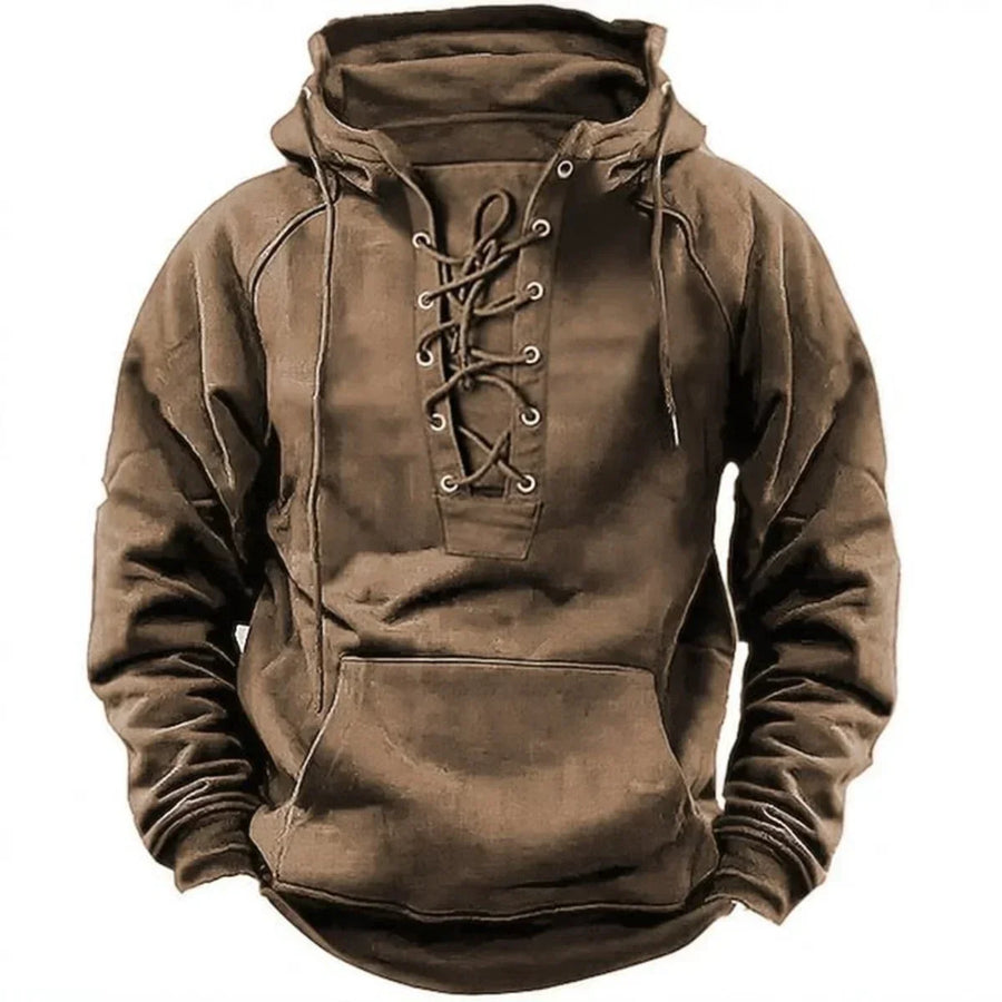 Grégoire - Sweat Capuche Lacets Épais