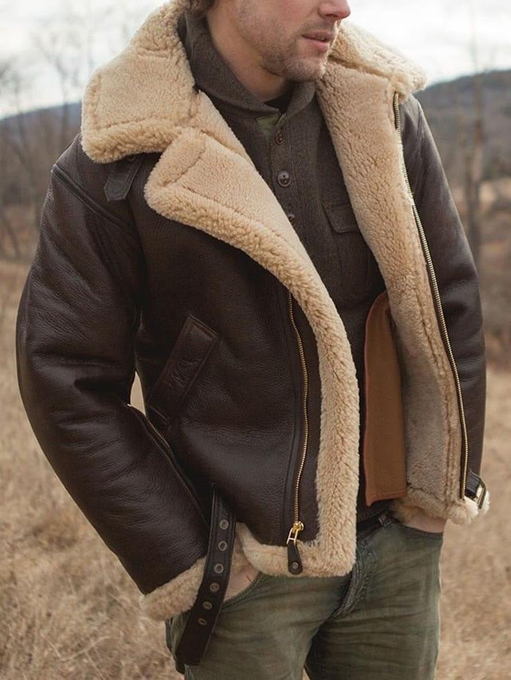 Théophile - Veste Cuir Agneau